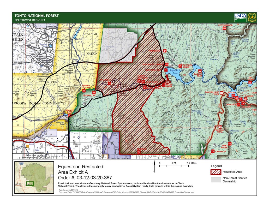 Usery_-_Equestrian_restricted_area